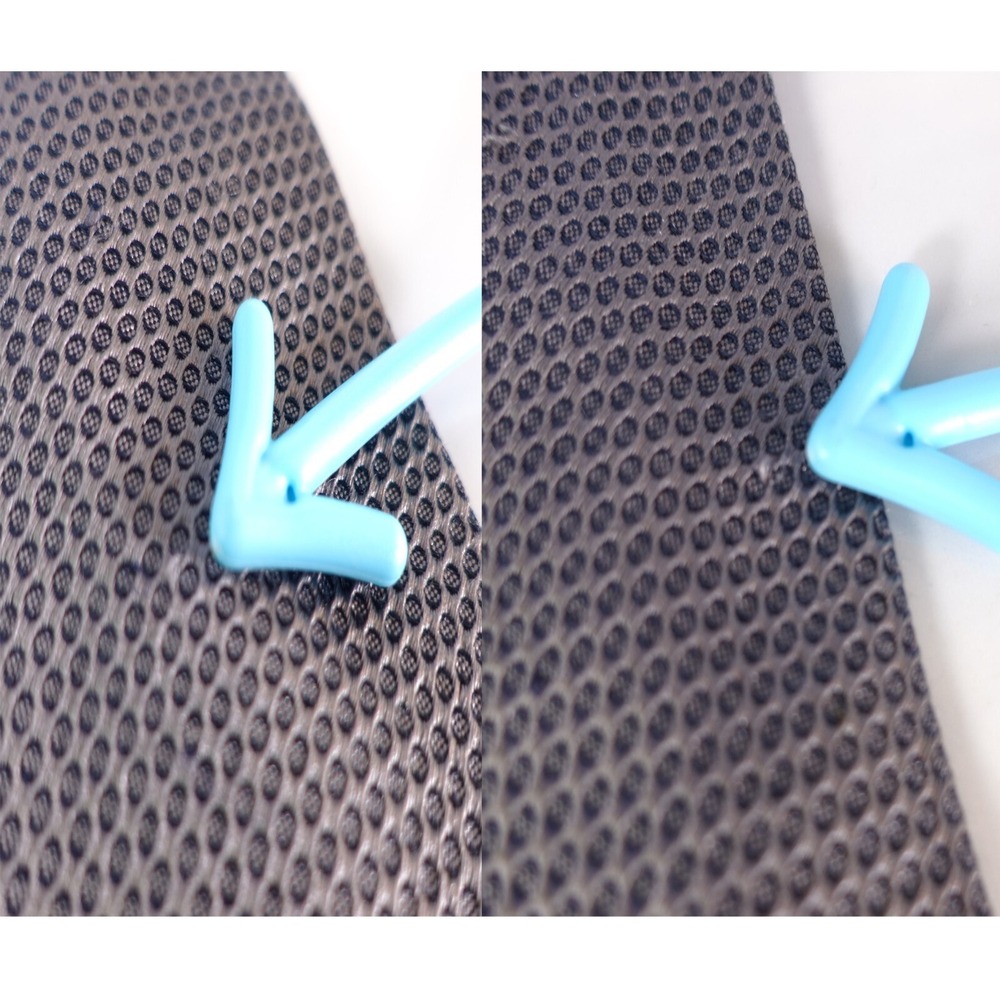 Gucci Neck Tie Mens Blue Silk Grenadine Luxury Wedding Basic Simple Modern Italy - Picture 11 of 12